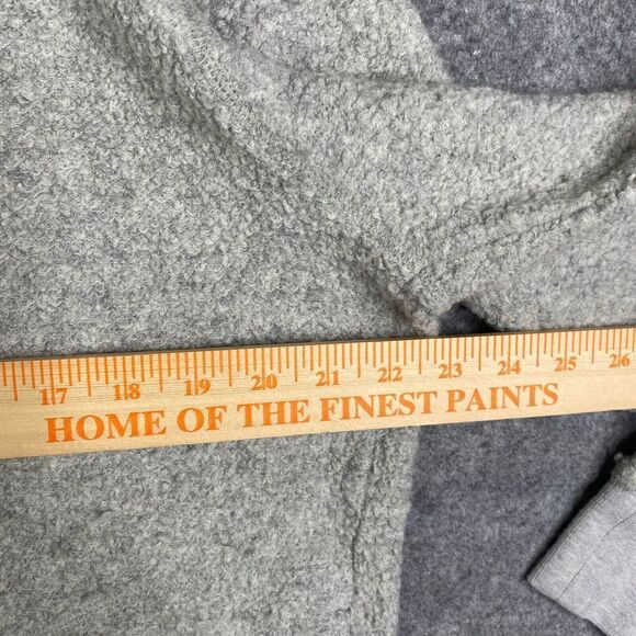 Vince Boucle Mens 1/4 Zip Sweater Large Gray Wool Blend Style m67879050a - Picture 3 of 8